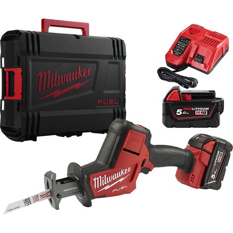 Seghetto Diritto M18 + 2 Batt. 5Ah Milwaukee M18 FHZ-502X 5kg (1/5)