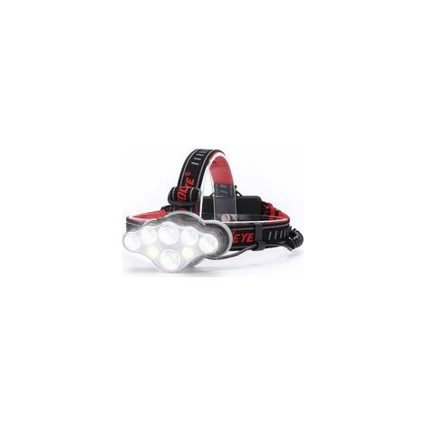 Lampe frontale Rechargeable Puissante, 18000 Lumen 8 Modes Lampe Frontale LED Lampe Frontale Puissante Lampe de Mains-libres pour le Camping, Lampe Frontale Running IPX5 Enfant Lecture
