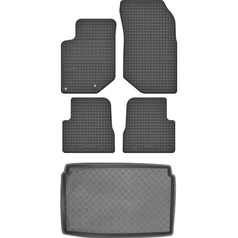 Set di tappetini in gomma per auto e tappetino per bagagliaio per Opel Corsa F Hatchback dal 2019