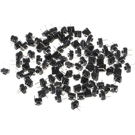 Interrupteur tactile miniature momentané à bouton-poussoir à 2 broches 6x6x5 mm (1/5)