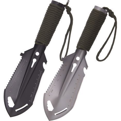 Truelle de randonnée ultralégère - Truelle de jardinage - Pelle de survie portable - Pelle de survie - Outil multifonction avec pochette de transport pour creuser la cathole (1/5)