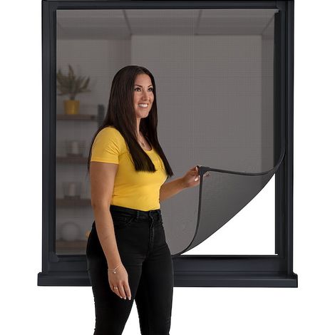 Insektenschutz-Magnetrahmen MAXI 130 x 150 cm anthrazit