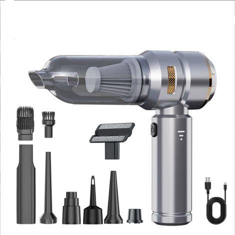 Aspirateur à main 18000Pa sans fil – Moteur Brushless – 3 modes d'aspiration – Batterie 6000mAh – Accessoires pour voiture et maison (1/5)