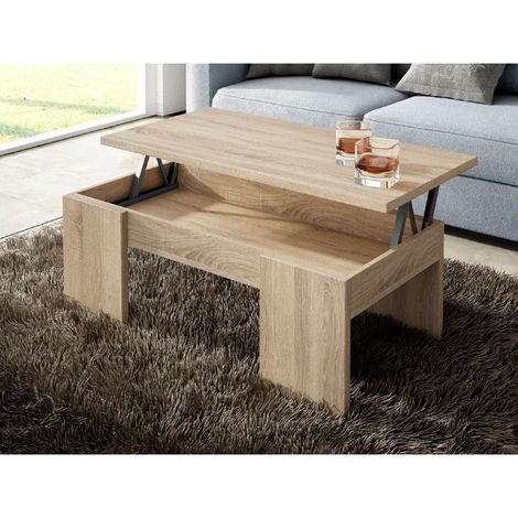 Mesa centro elevable Portugos en varios colores. 46 cm(alto)100 cm(ancho)50 cm(largo) Color Cambrian (1/3)