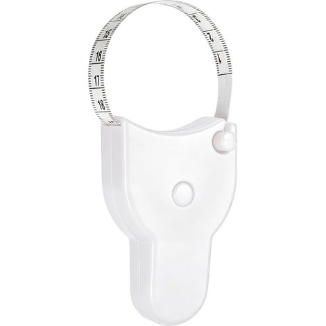 Ruban à Mesurer Corporel Souple 150 cm - Pour Couture, Tour de Taille, Hanche et Bras (Blanc, 1 Pièce) (1/5)