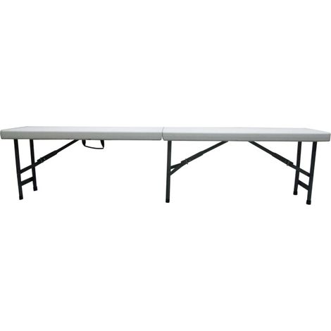 garbar EASY Banc Pliant Intérieur, Extérieur 183x25 Blanc (1/5)