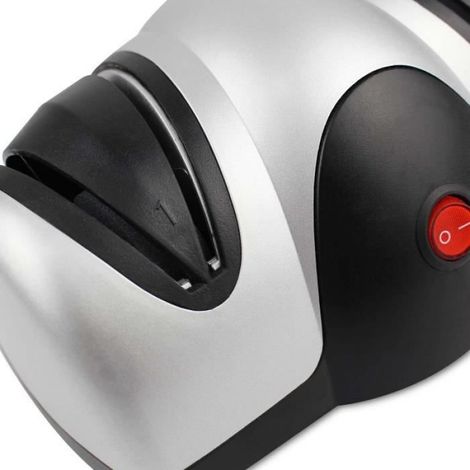 Aiguiseur Electrique de Couteau - - Noir-Argent - 40W - 230V - Design Contemporain (1/4)