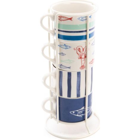 Amadeus - Coffret 4 tasses déjeuner Ariel (1/3)
