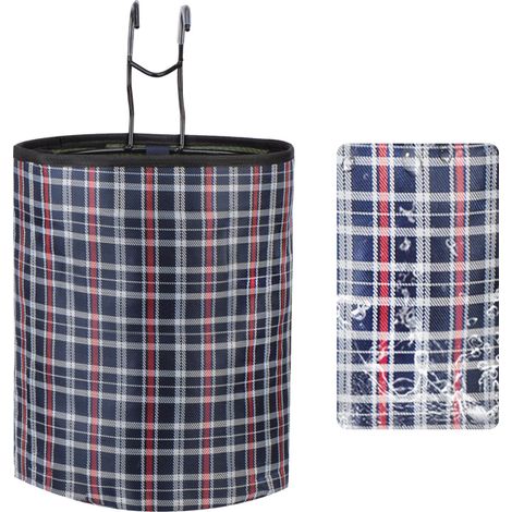 Panier vélo, sac rangement avant, cadre acier grande capacité, tissu Oxford pour extérieur (1/5)