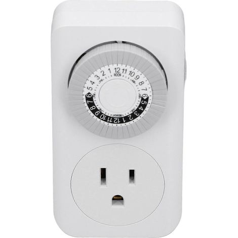 Minuteur intelligent pour prises avec arrêt automatique (15 min à 24 h) pour appareils électroménagers