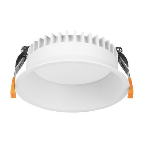 Forlight Jet - LED-Einbaustrahler LED 10.1W und 703lm mit Warmweiß 3000K. Durchmesser 12cm. Gehäuse aus Aluminium. Innenbereich IP54. Farbe Weiß (1/2)