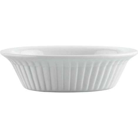 Plat À Tourte Ovale Blanc (Lot de 6) - Ref C110 - Olympia (1/5)