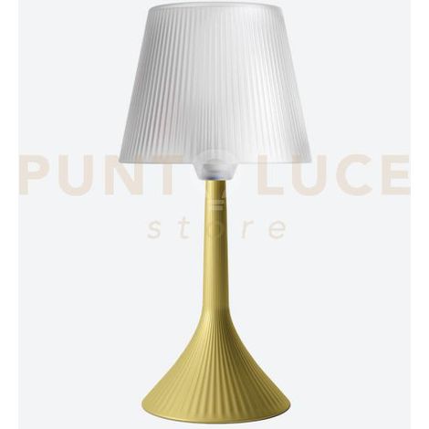 LAMPADA DUSE WIRELESS LED 4000°K 9 Volt 3.6-5W Intensità dimmerabile ORO OPACO