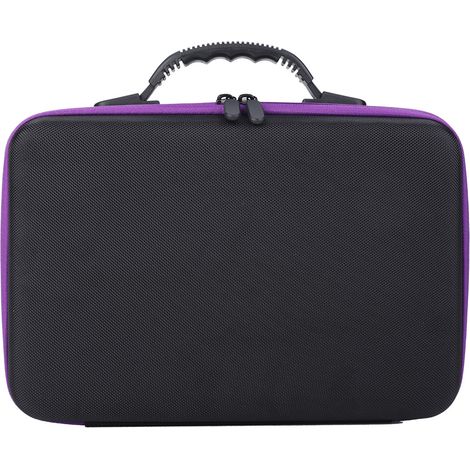 Boîte De Rangement Pour Perles À Broder - 60 Compartiments Transparent - Matière Nylon Et PP - Design Valise Portable (1/5)