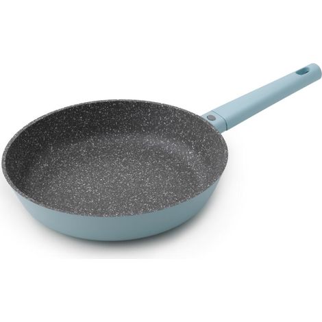 Masterclass cast aluminium pfa-free, lightweight non-stick frying pan stylish sky blue, 28cm