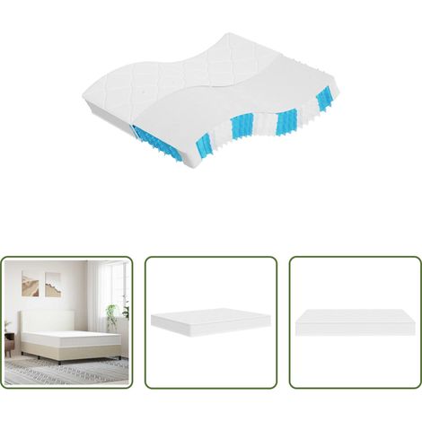 Confort de sommeil - Matelas à ressorts ensachés dureté moyenne 160x200 cm (1/5)