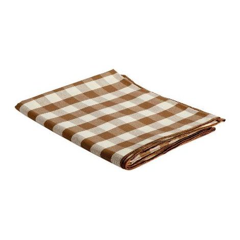 ANDREA HOUSE MS22045 Mantel Vichy Marron 140X200Cm - ref: MS22045