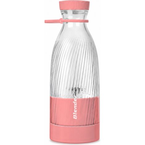 Blender Portable Rechargeable Rose, Gourde pour Jus de Fruits (1/5)
