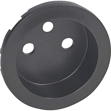 Legrand 067912 – Radkappe – 2P+T Standard-Buchse – Graphit
