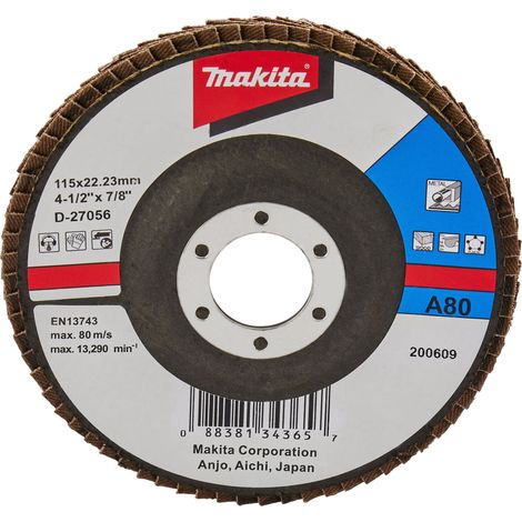 MAKITA D-27056 Flap disc A80 115mm x 22.23mm 80g