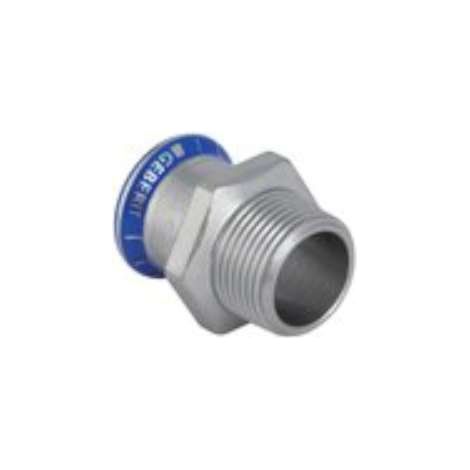 'GEBERIT MAPRESS EN ACIER INOXYDABLE - UNION MÂLE DIAMÈTRE 42 MM 1.1/4 INOXYDABLE MAPRESS ACERO INOX