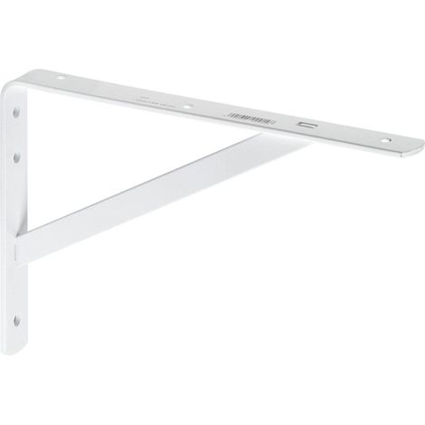 Meister 700560 - Mensola per carichi pesanti, 330 x 500 mm, colore: bianco
