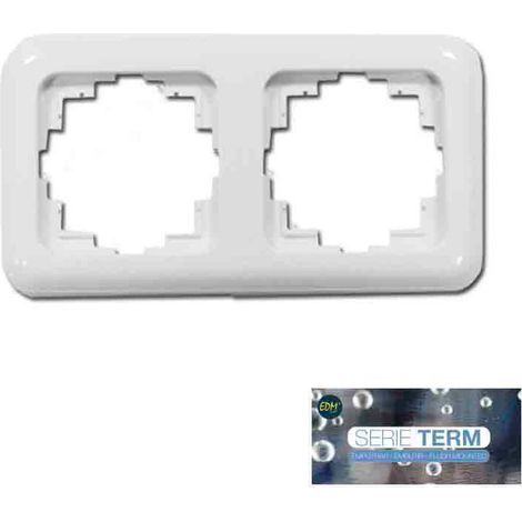 EDM 65321 Cadre à encastrer à deux éléments série Term, multicolore, taille unique, 40 (1/3)