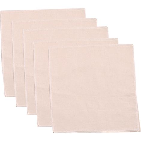 5 morceaux de tissu de fromage, gaze de coton au lait de noix, tissu filtrant en coton naturel, tissu vapeur de cuisine (1/4)