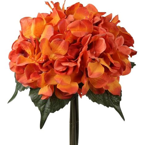 Hortensia artificiel orange-Online Store (1/5)