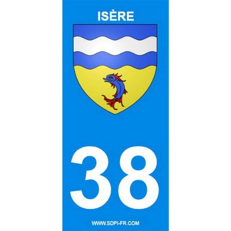 ADHESIFS REGION DEPARTEMENT 38 ISERE X2