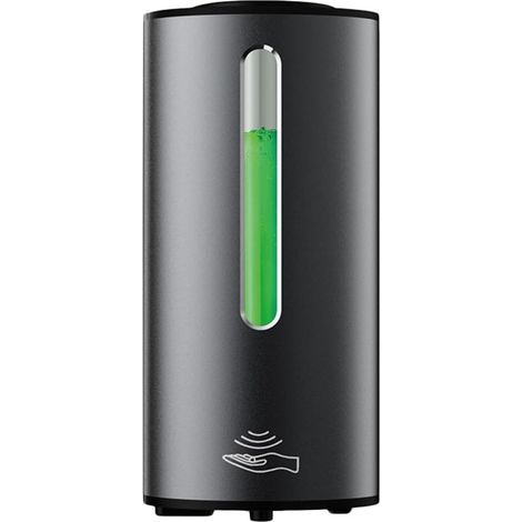 Distributeur de Savon Liquide Automatique Commercial Mural Noir Mat Grande capacité (1/5)