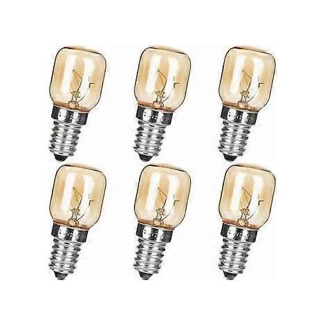 Lot de 6 ampoules LED E14, dimmables T25 pour lampes de sel, micro-ondes, congélateurs (1/4)