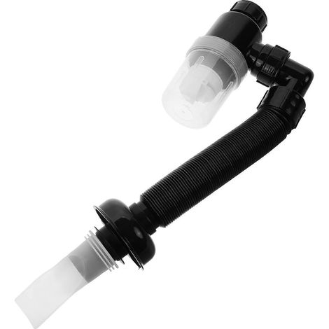 Tuyau d'évacuation pour lavabo et salle de bain, compatible avec un système d'évacuation efficace (1 ensemble) (1/5)