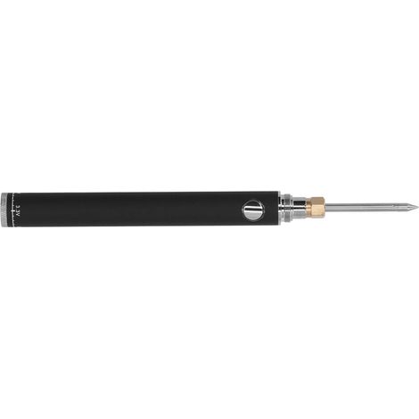 Fer à souder USB sans fil rechargeable pile batterie 1100mAh portable pour électronique bijoux intérieur extérieur noir (1/5)