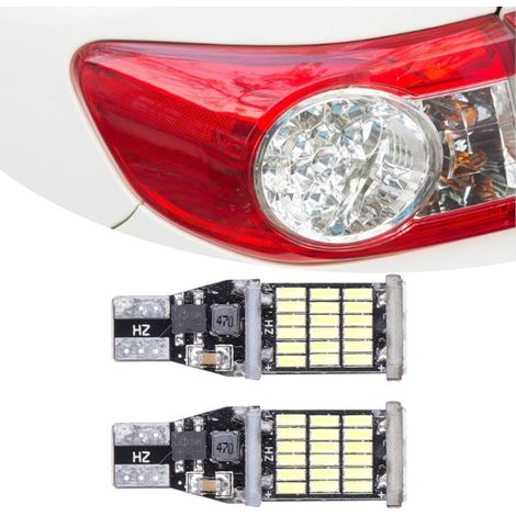 Ampoule LED T15 W16W pour phare de voiture (recommandée pour l'Asie du Sud-Est), lumière blanche (1/5)