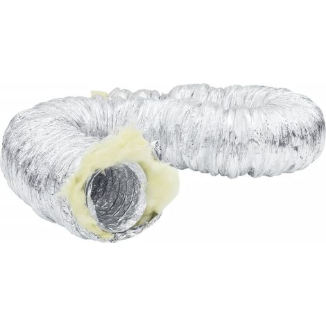 Ventilation Duct Insulated Aluminium 6 m Ø10 cm vidaXL