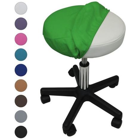 Drap housse de protection en éponge pour tabouret rond - Vert - Vivezen