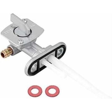 Robinet essence moto Moto Universel Robinet de Carburant Essence, Valve de Commutateur de Réservoir D'essence pour Yamaha PW80 PY80 PeeWee 80 TTR125 2000-2005 LO-Ron (1/4)