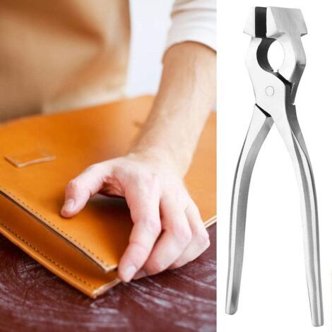Outil de bricolage en cuir, Pince à pince plate ajustable pour bord de ceinture et sac Outils en cuir (1/5)