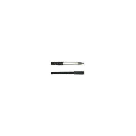 Manche telescopique pro fibre de verre 2 x 1.5 m (noir) - DEWITTE - Les manches et accessoires