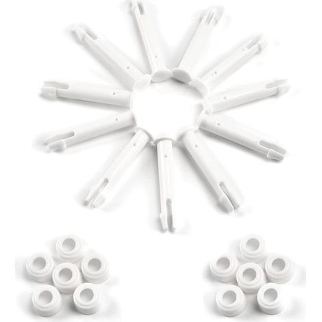 12 Pièces Goupille en Plastique,Pièces Détachées Piscine Intex,Goupille en Plastique Piscine,pour la Plupart des Piscines à Cadre - Piscine Rectangulaire/Ronde (6cm) (1/5)