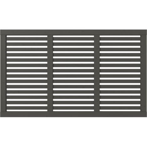 Plus Zaun Harmoni 180 x 107 cm umbragrau fungizidbehandelt