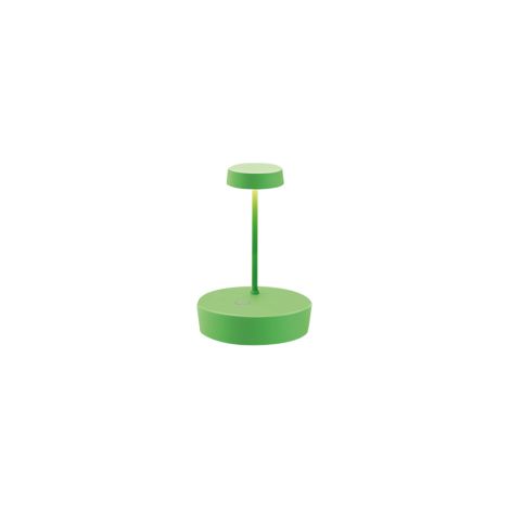 Lampe de table LED rechargeable et dimmable Swap mini pro vert pomme
