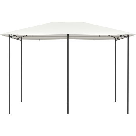 Tonnelle Barnum de Jardin, Pavillon, Pergola, Tente de jardin, 3x4x2,6 m Crème 160 g/m² OIB6779E (1/3)