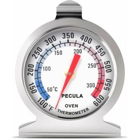 Thermomètre de four 50 300 °C / 100 600 °F, idéal pour la cuisson au four, au gril, à la poêle, au fumoir et autres modes de cuisson. Lecture instantanée. Fabriqué en acier inoxydable. Thermomètre de (1/5)