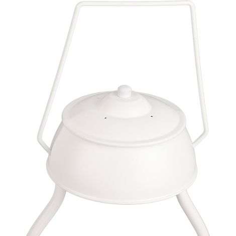Tragbare Wachsschmelzlampe mit verstellbarem Knopf, Retro-Stil, klein, für Zuhause, Schlafzimmer, Wohnzimmer, Weiß (1/3)
