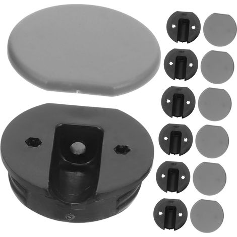 Unomor Lot de 10 équerres d angle arrondies pour meubles (1/5)