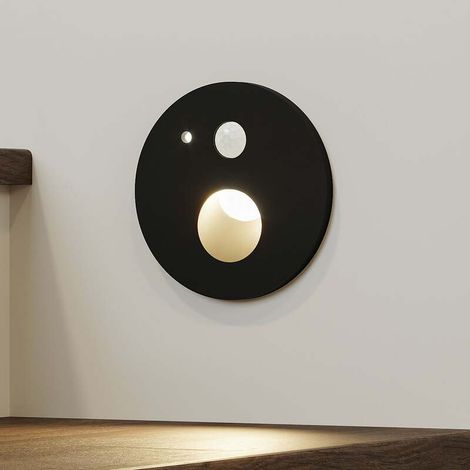 [NEUWERTIG] B-Ware Arcchio Neru LED-Einbaulampe schwarz 7,5 cm Sensor warmweiß 2,3 W IP20 (1/2)