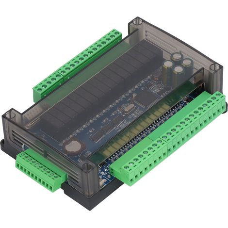 Carte de contrôle industrielle PLC 24VDC 3-32MR-3V3I-2D-6I60K-MTKF Entrée/sortie haute vitesse 6AD-2DA Prend en charge MODBUS avec RS485, comprend une horloge et un compteur haute vitesse à 6 canaux ( (1/5)