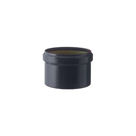Tappo Scarico Condensa Cieco Per Stufe A Pellet Nero Opaco Mm.1,2 - ø cm.10